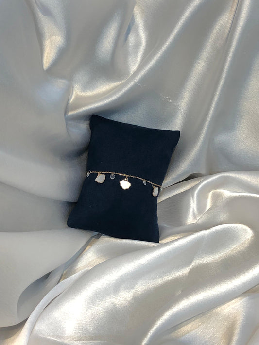 anti tarnish gold leaf bracelet