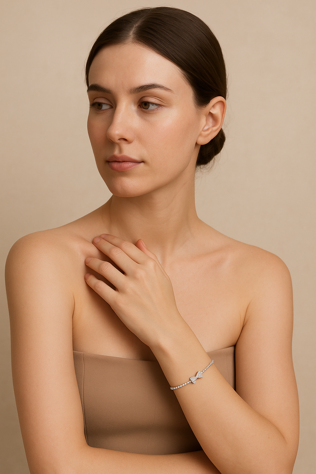 Anti tarnish Bow Bracelet