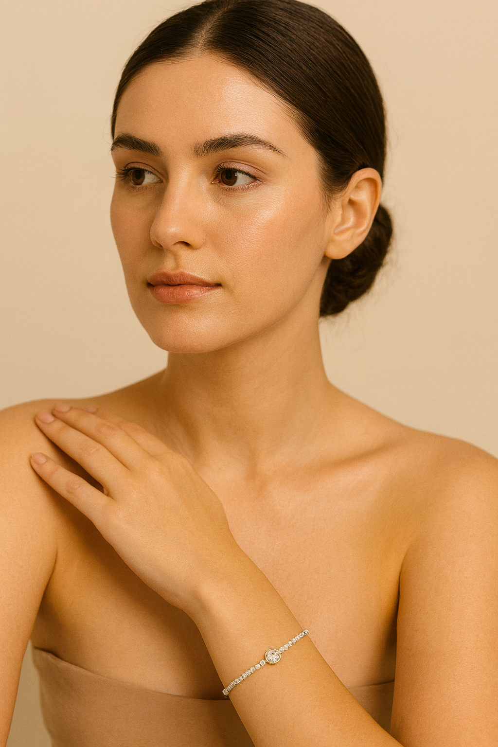 Anti tarnish stone bracelets