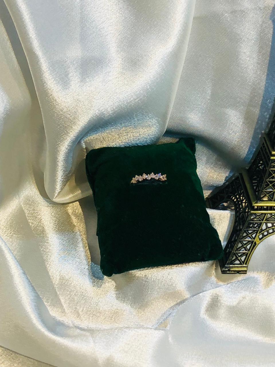 anti tarnish sterling stone ring