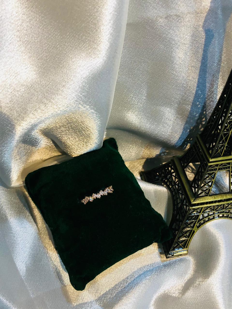 anti tarnish sterling stone ring