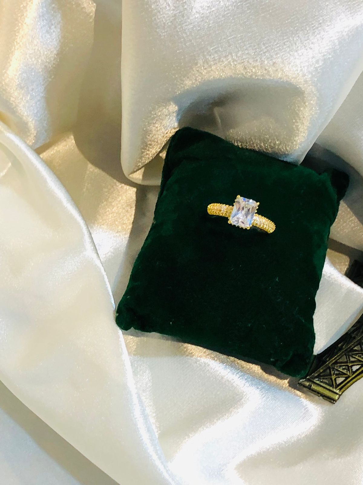 anti tarnish stone ring