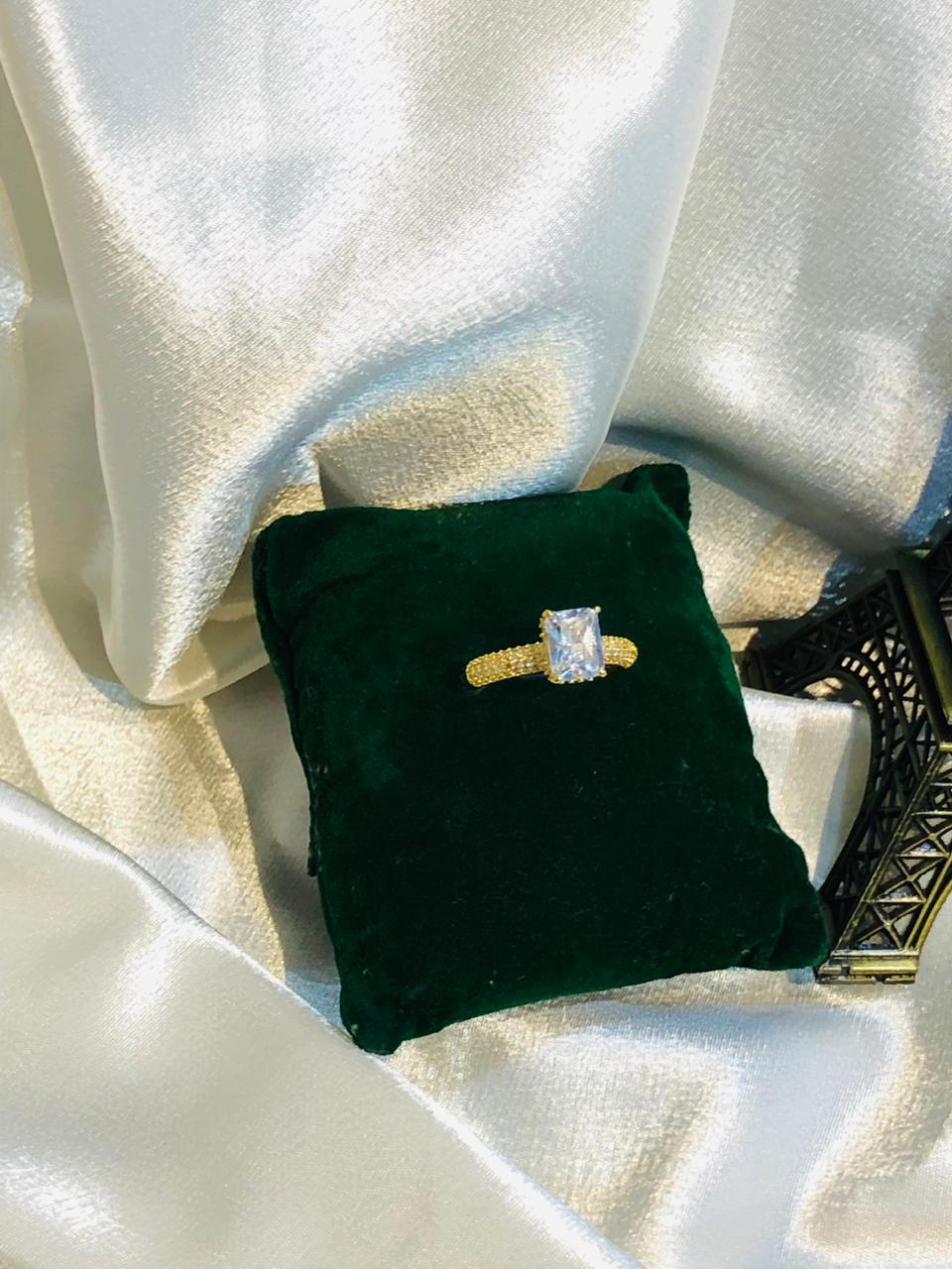 anti tarnish stone ring