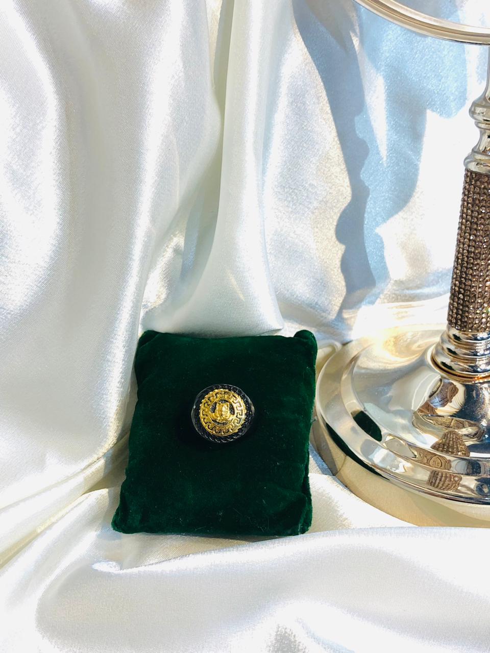 anti tarnish Men's modern ring