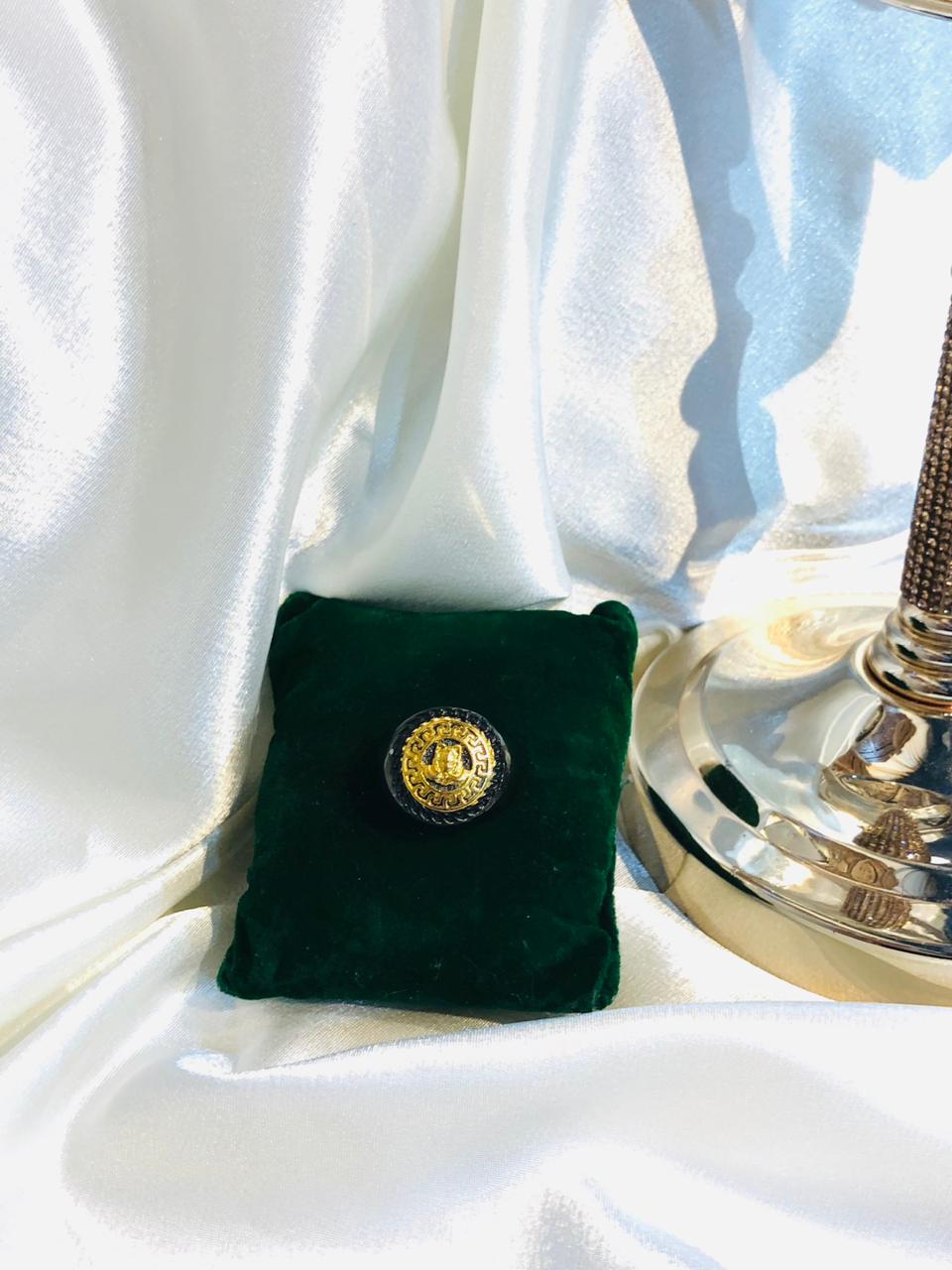 anti tarnish Men's modern ring